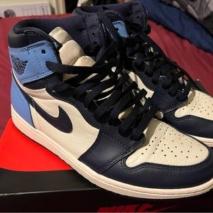 Jordan 1 Retro High OG Gs “Obsidian” size 10.5